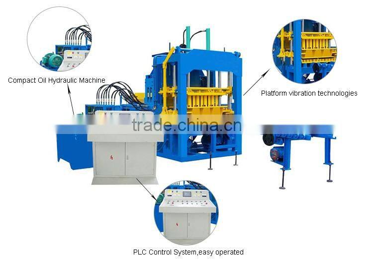 Hot sale hydraulic auto paving brick making machine south africa