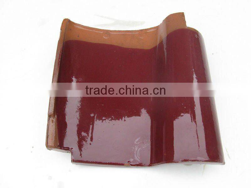 best selling glazed ceramic spanish roof tile clay for vila