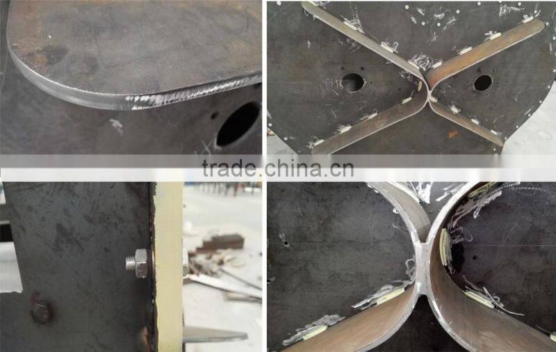 Double shaft blade Horizonal type animal poultry chicken feed mixer