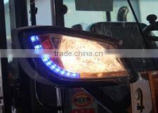 Qingzhou Twisan Brand farm tractor type loader ZLY916 with cab heater, snow shovel and Eurp III