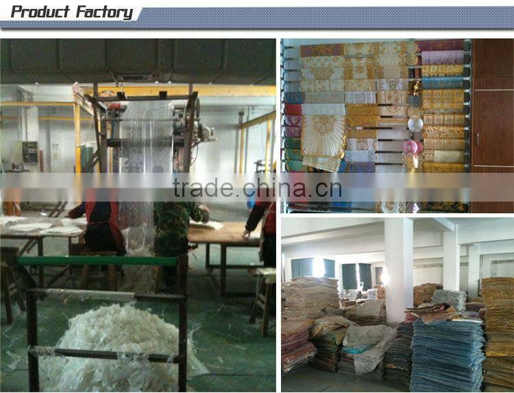 Chines wholesale cheap golden oval vinyl placemats