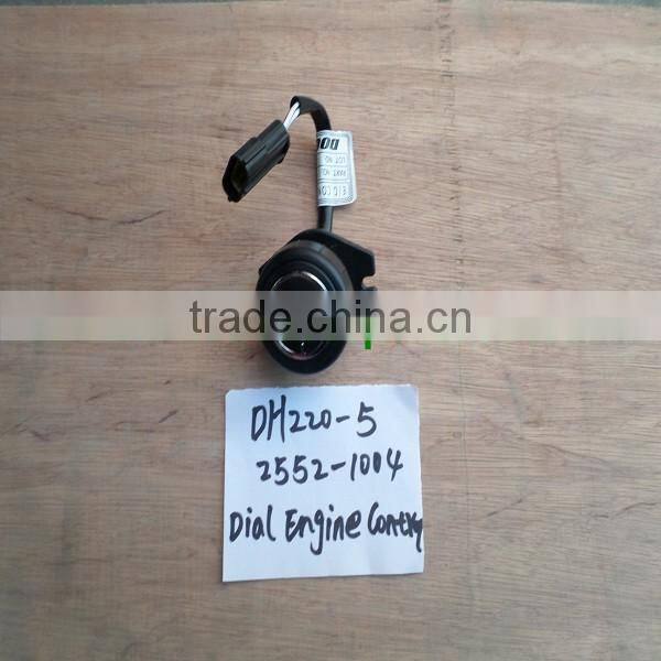 DH220-5 2552-1004 Dial Engine Control for Excavator
