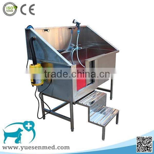 2017 hot sale veterinary clinic bathtub animal dog cat vet bath grooming table