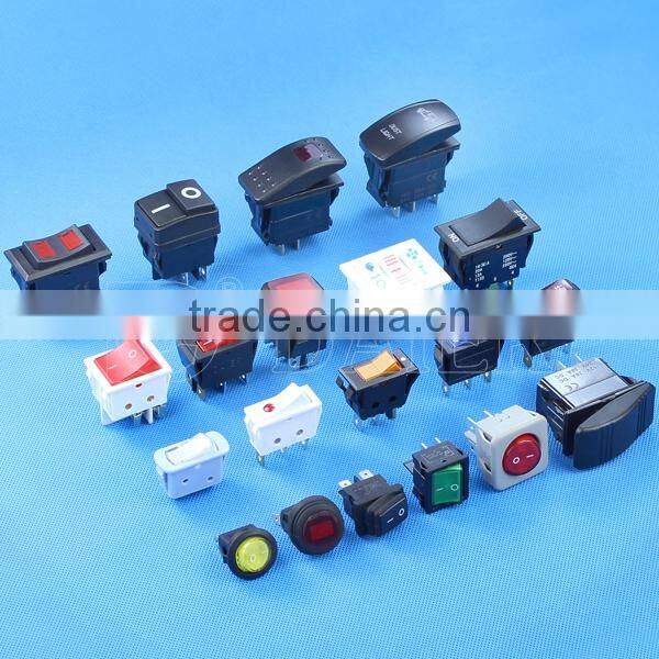 Rocker Switch Type USB Socket With 12V LED Lamp