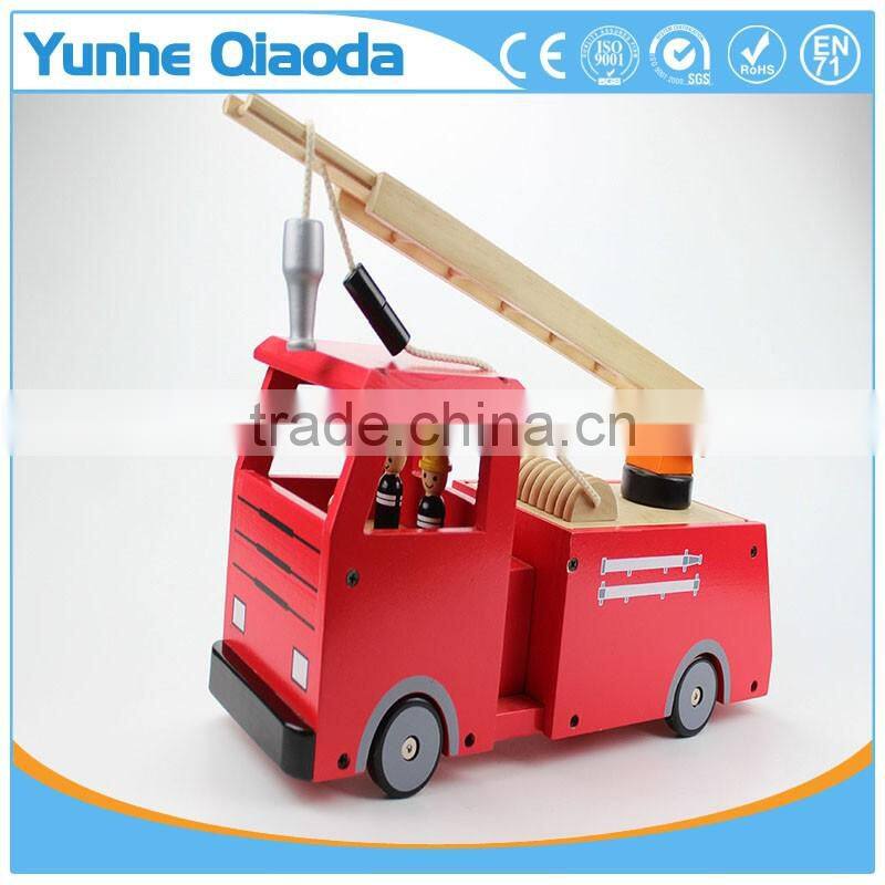 Fire Truck Toy , Extending Ladder and Water Pump Hose to Shoot Water, Bump and Go
