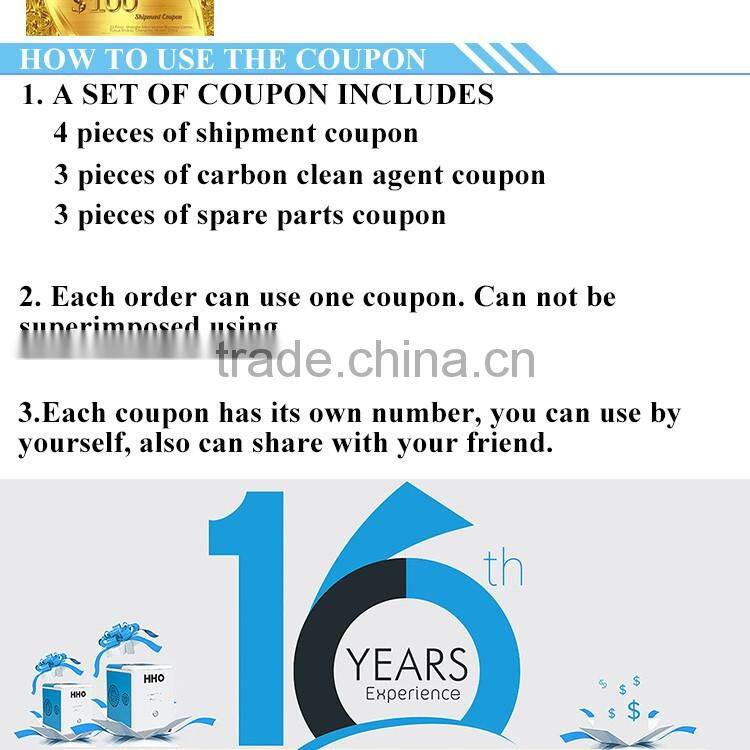 Contact us to get $1000 coupon for purchasing carbon clean machine