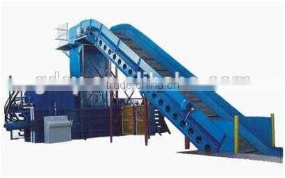 150T Semi Automatic Press Baler Machine for Plastic Bag With Conveyor