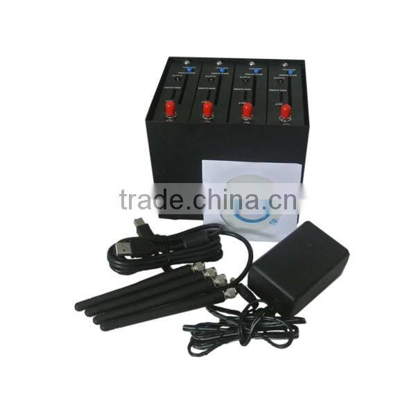 Antecheng 4 port/channel gsm modem bulk sms modem q24 plus usb gsm modem pool