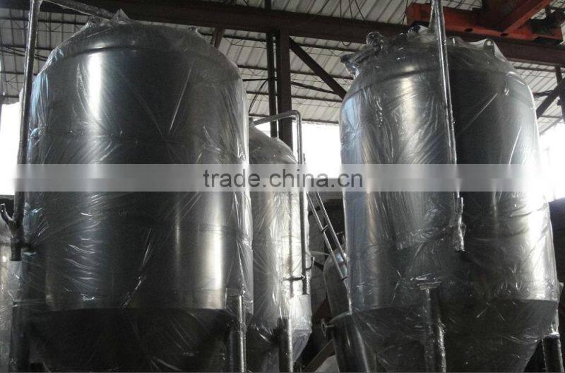 250 gallon commercial stainless steel beer fermenter