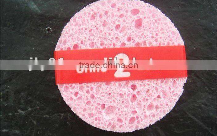 Natural cellulose facial sponge