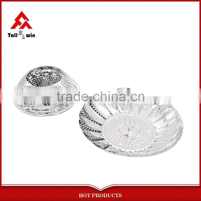 metal stainless steel food vegetable steamer