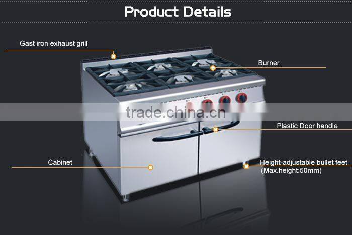 Gas Range Professional different types of cooking stoves