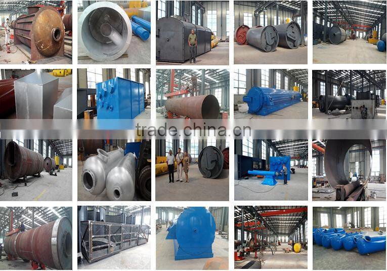 Environmental friendly waste plastic recycling to oil machine