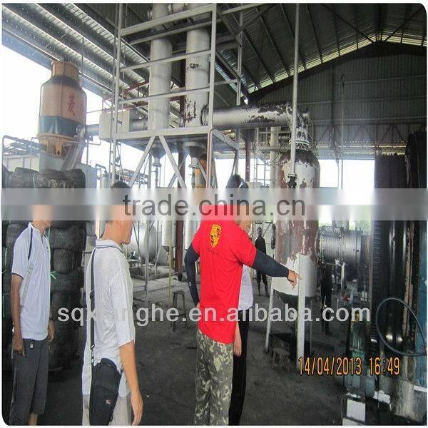 low investment batch type tyre oil pyrolysis plant 2800-6600
