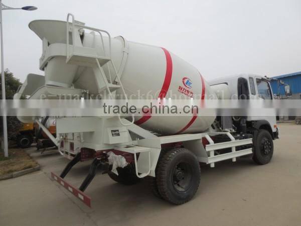 130hp 4*2 SINOTRUK Wang Brand Cement Mixing Truck 4 m3