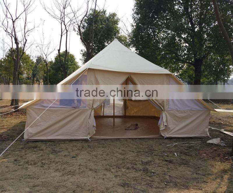 100% Cotton Canvas Camping Bell Tent 5m Sibley Tent