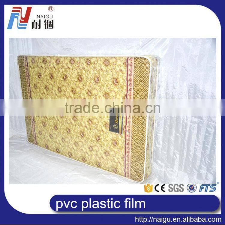 2016 new soft mattress pvc transparent plastic film