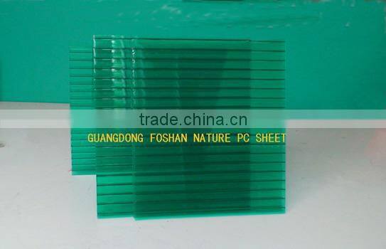 UV protection blue polycarbonate hollow sheet