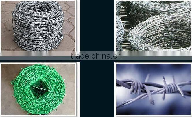 PVC coated Barbed iron Wire(20 years factory)