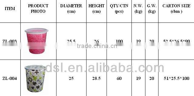 plastic trash bin,decorative trash bin,bedroom trash bin