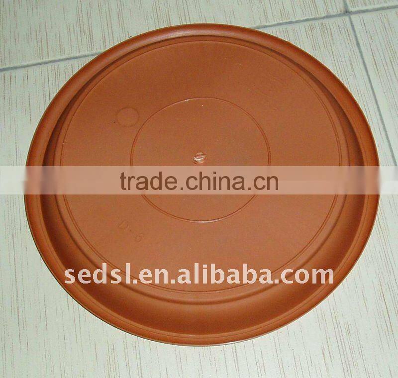 Different specifications terracotta round plastic flower pot saucers