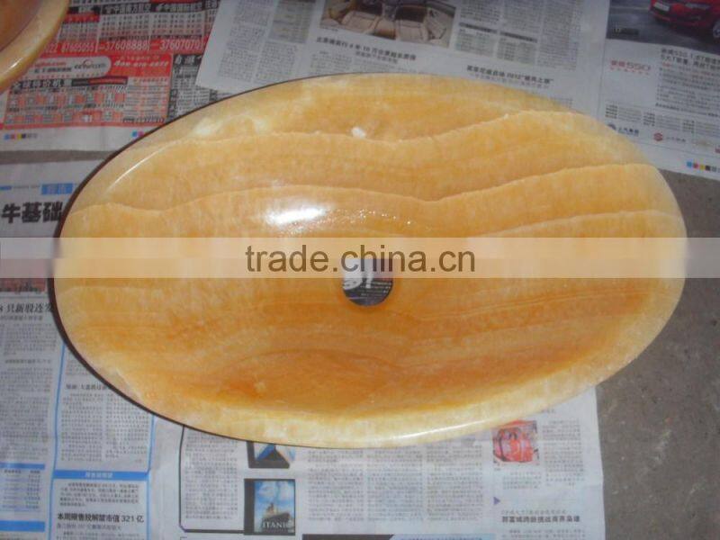 Good price oval shape onyx bathroom sink,vessel sink;bathroom sink