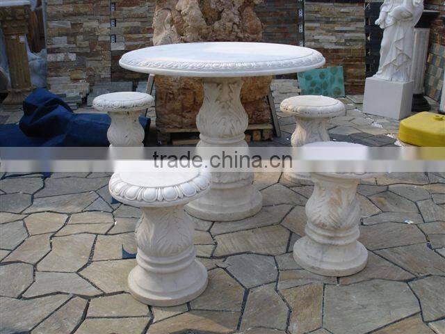 stone table garden table outdoor marble table