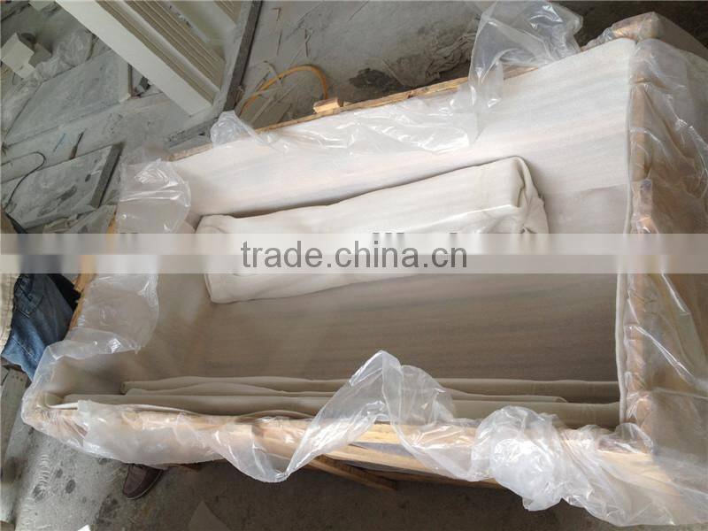 Volakas white marble fireplace