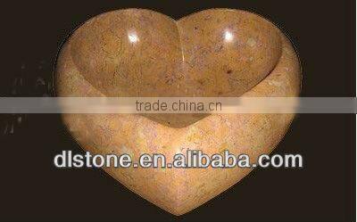 Tea Rose Red Marble Sink Washbasin heart shape heart design