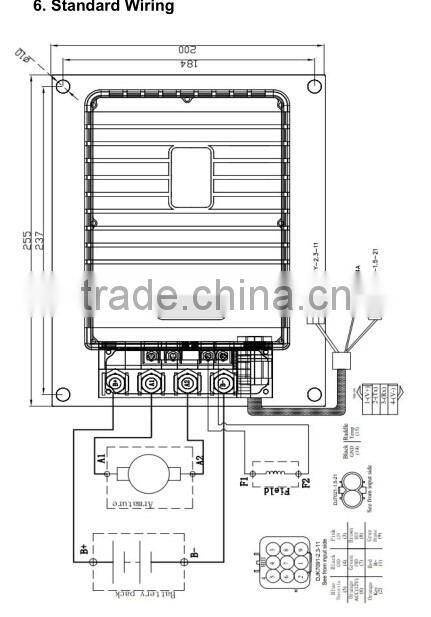 24V-48V,300A,separately excited controller with regen