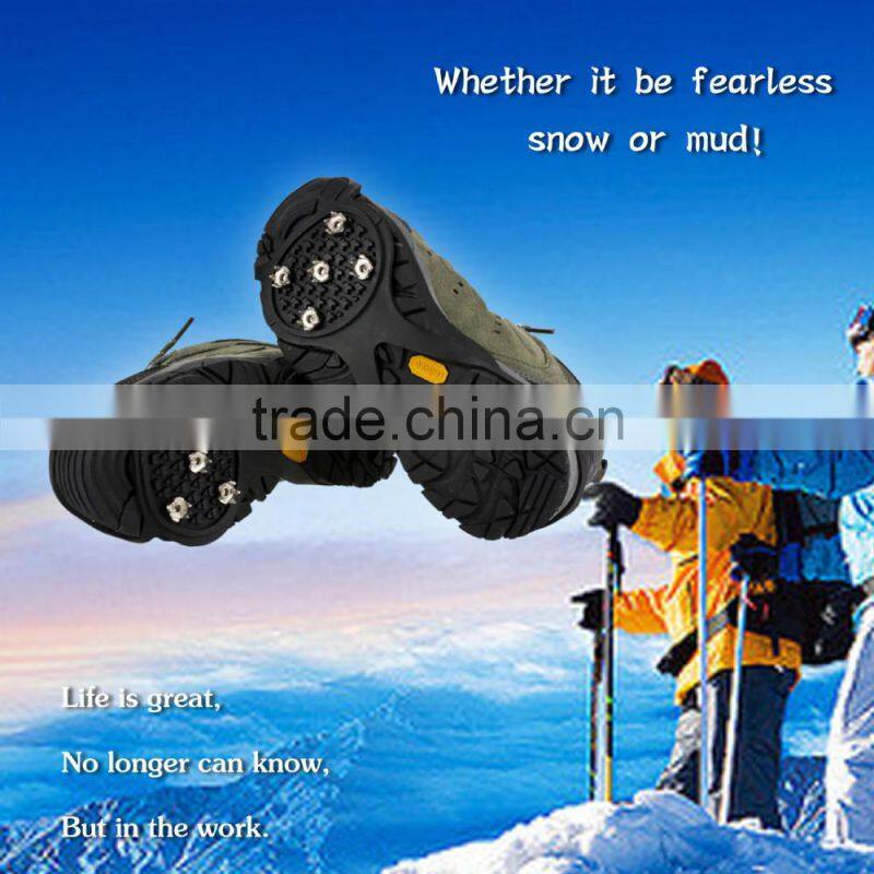 Anti-slip rubber shoes cover magic spike silicone ice grip