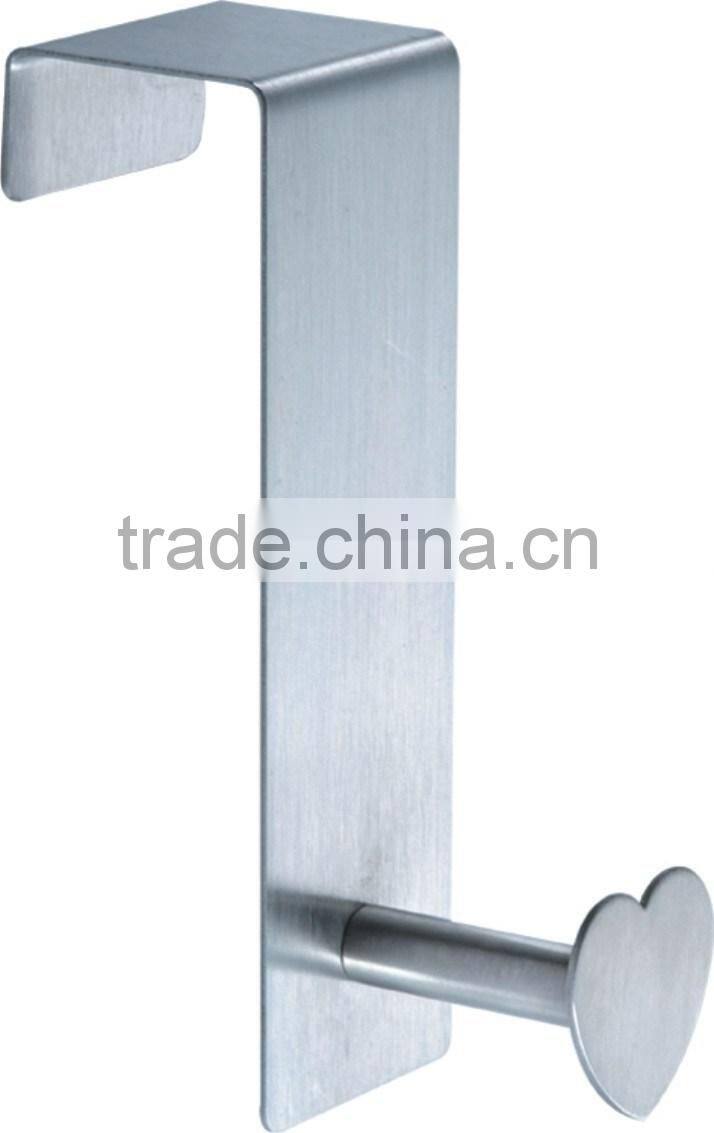 Wholesale Stainelss Steel Hanging Door Coat Hook With Heart Shape Hook