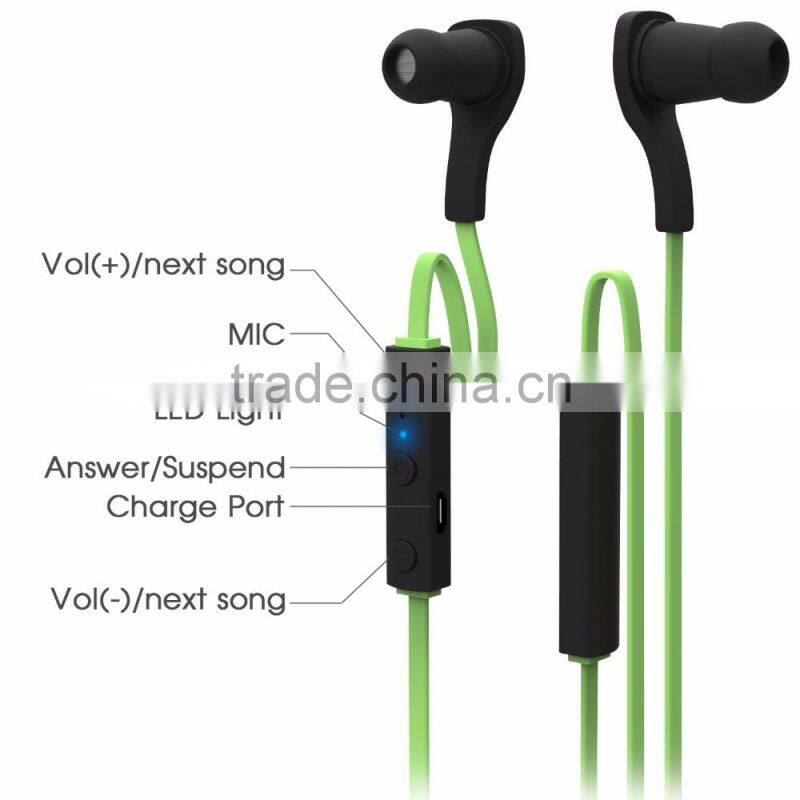 Mini Wireless Bluetooth Stereo In-ear Earphone With 4.0+EDR Version Control By Voice For Sport Use