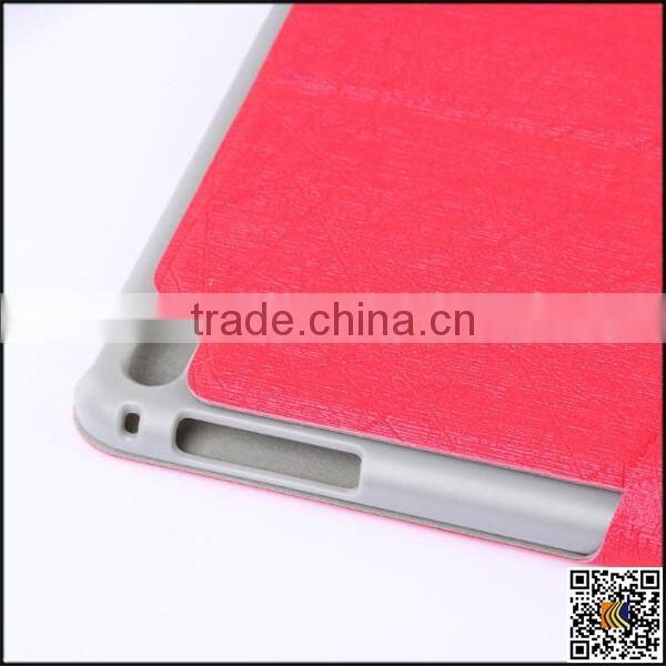 Flip Leather skin cover wallet leather Case with stand for ipad 6, flip case