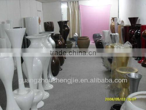 SJ Round fiberglass flower pots