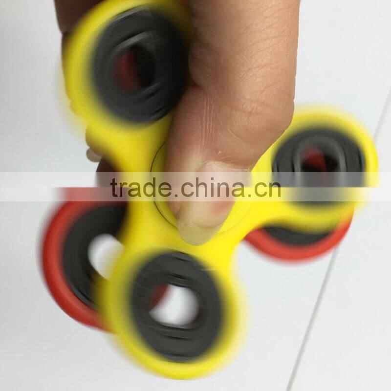 Hot sale 2017 crazy spinner toy multicolor fidget spinner finger spinner