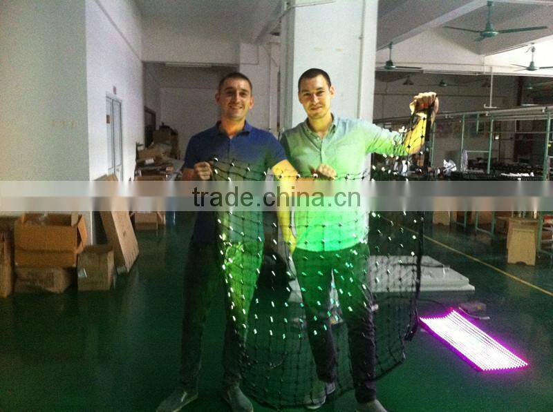2015 Hot Sell colorful CE / ROH Listed led net light for store decoration