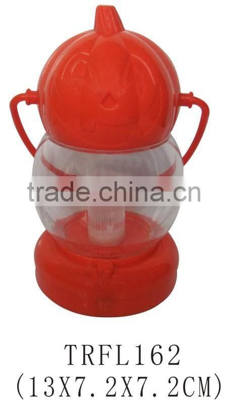 Halloween plastic pumpkin shape decoration hanging LED lantern