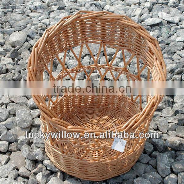 eco-friendly 100%hand woven cheap wicker bread basket