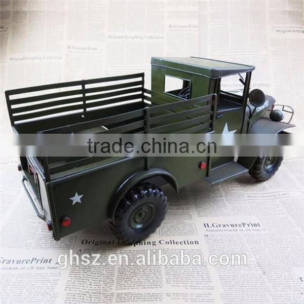 Custom tourist souvenirs antique american jeep model car