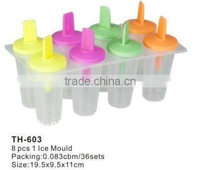 Plastic rocket popsicle molds and ice lolly moulds