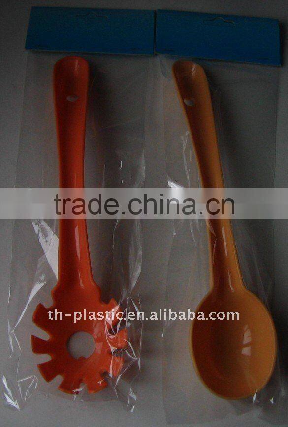 fork and spoon set for salad,plastic tableware