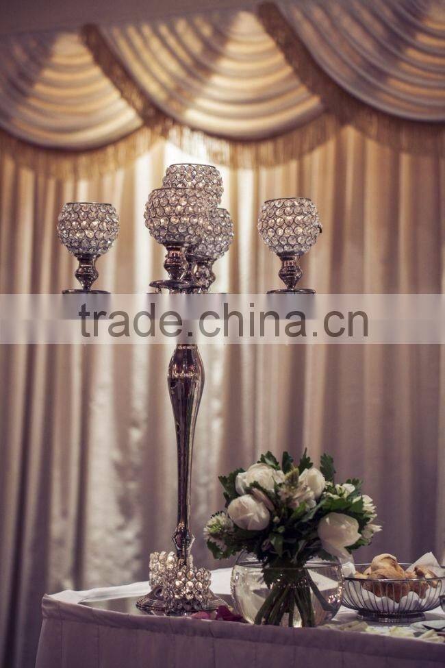 copper plated candle stick candelabra