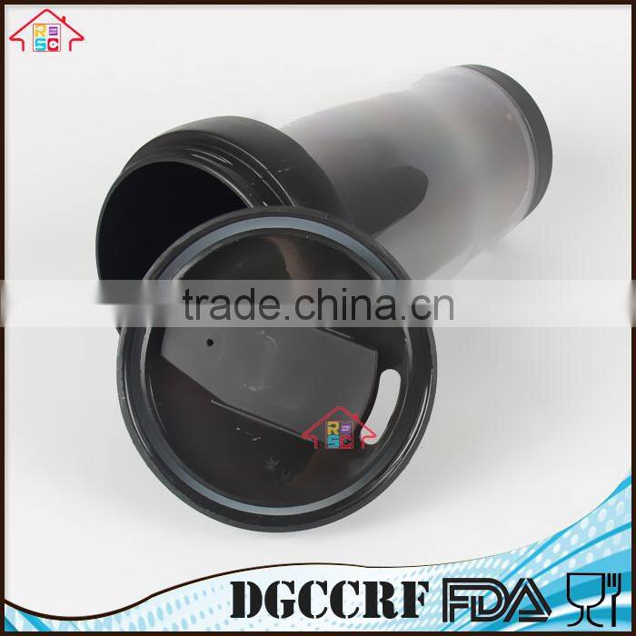 NBRSC plastic 400ml double wall tumbler with customized removeable insert paper car coffee mug with bounce lid