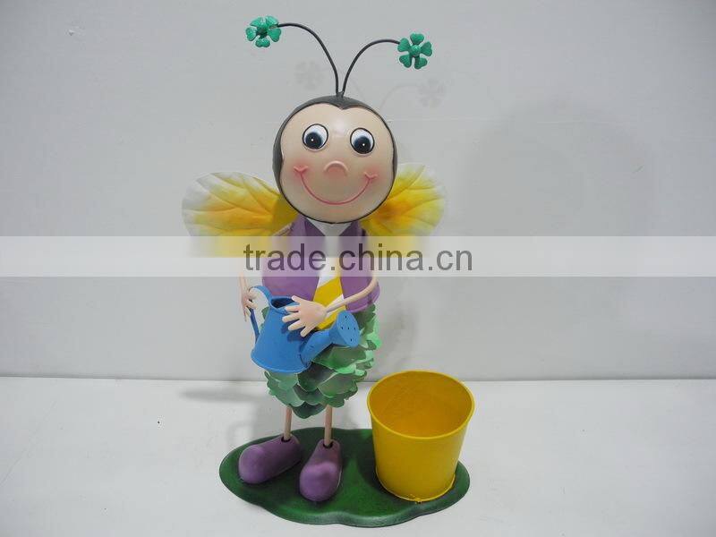 Home accessory pot outdoor metal made garden decoration