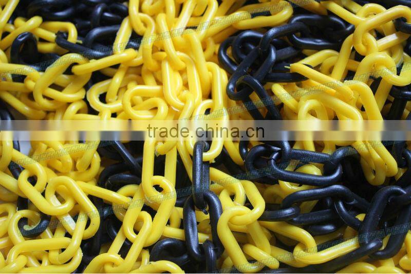 red/white Plastic Portable Post/Light Duty Plastic Stanchion & Chain