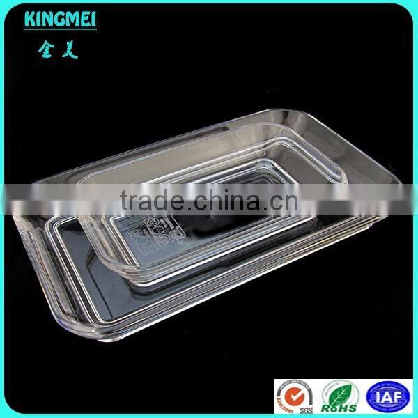 Cheap Durable waterproof Lucite Acrylic Dry Fruit Tray &Dishes &Plate
