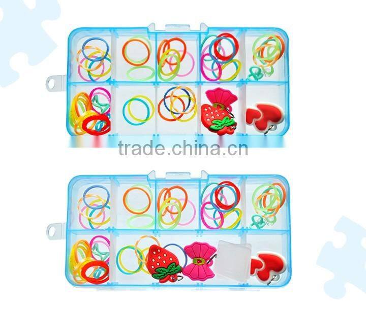 10 Adjustable Clearly Crafts Storage Stock Case Box Clear Jewelry Plastic box with compartments