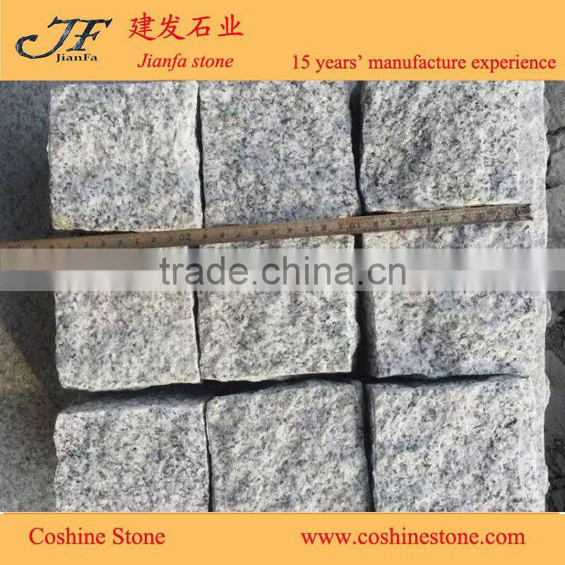 China Outdoor paving stone good price gray granite blind stone