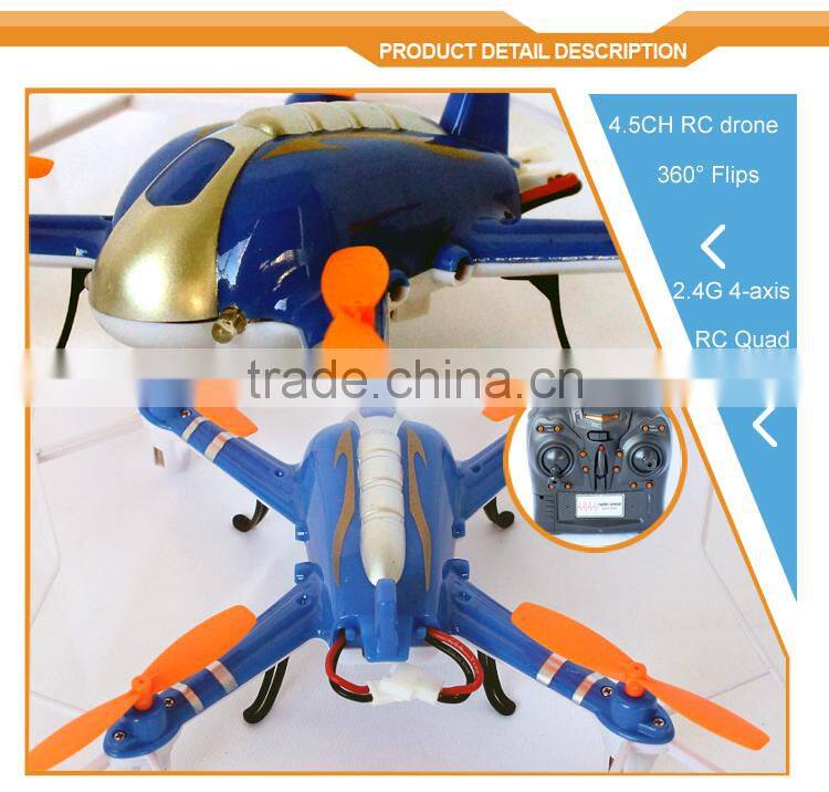 Quadcopter 2.4G 4.5CH 360 Degree Flips RC Small Selfie New Drone